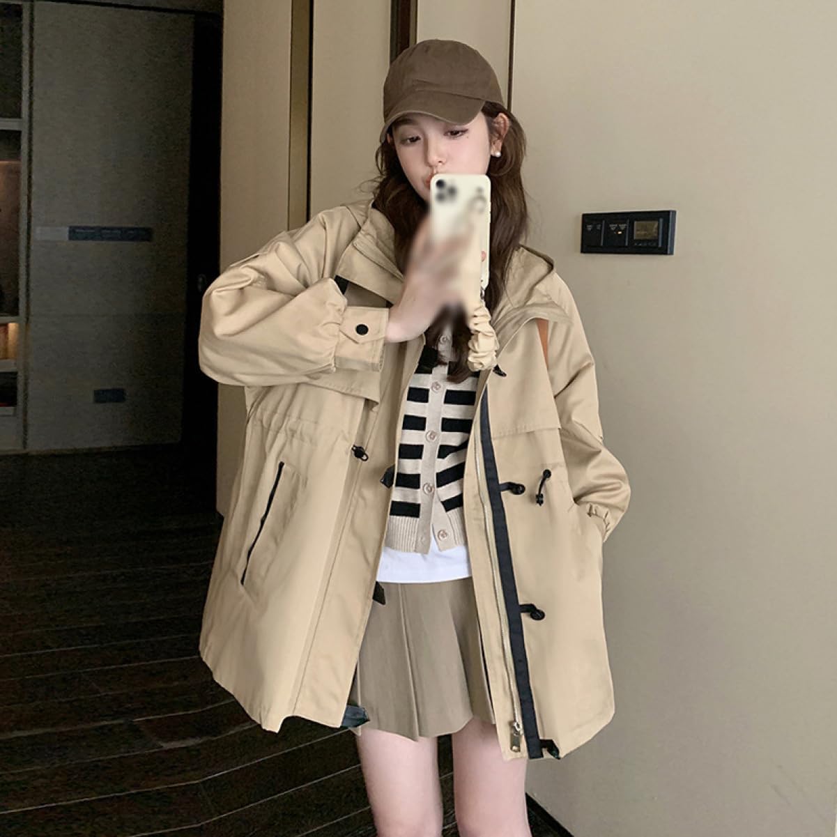 Amazon | [Donahutt03] ジャケット S レディース コート 長袖 ロング丈